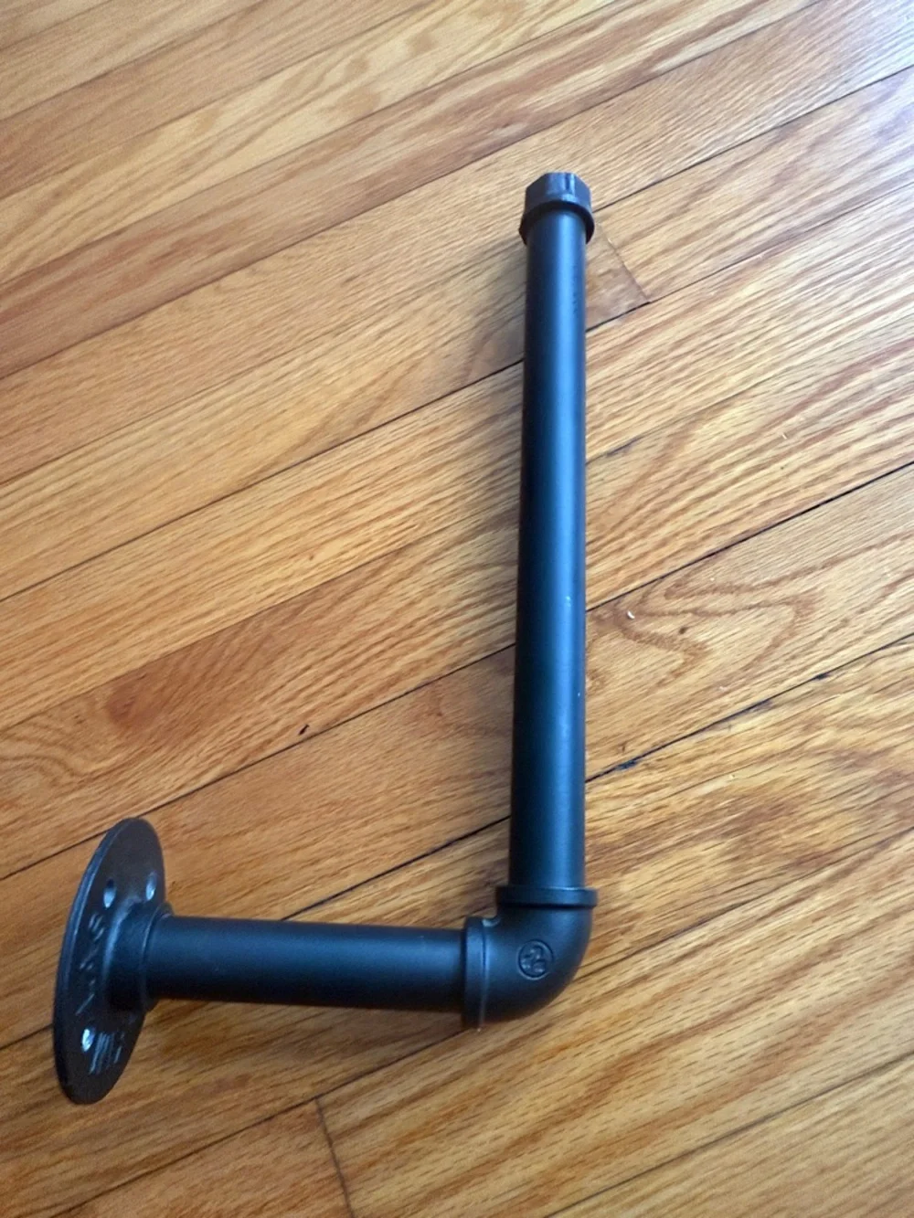 Matte Black Industrial Paper Towel Holder